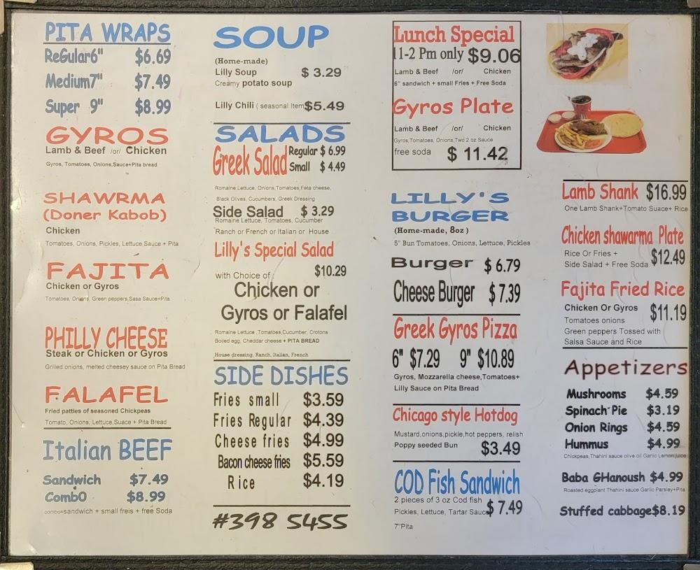 Lilly's Gyros Greek Salad