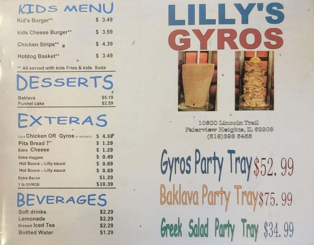 Lilly's Gyros Menu image 3