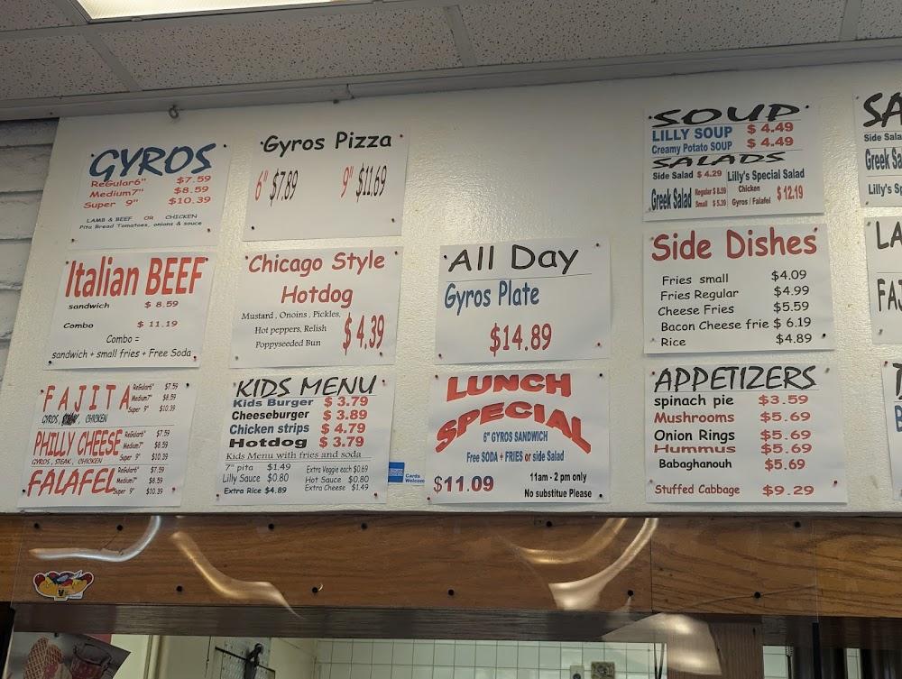 Lilly's Gyros Menu image 4